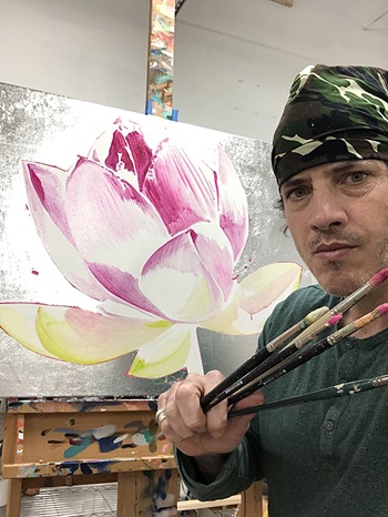 perry painting his art